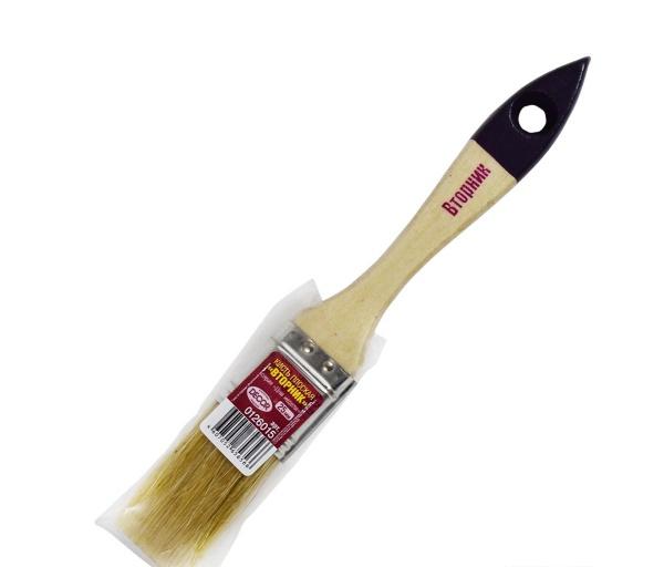 Кисть плоская 25х12мм смешанная щетина Вторник 126015
