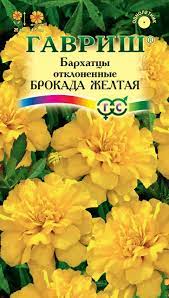 Бархатцы Брокада Жёлтая 0,3гр Гавриш/цв