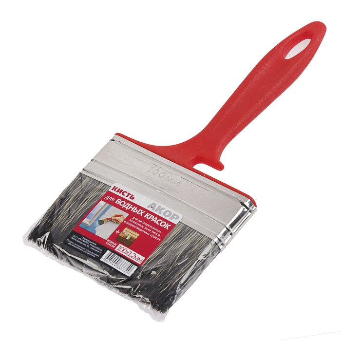 Кисть для водных красок 100х12мм Акор