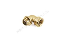 Угольник 3/4 ш/ш с ограничителем латунь