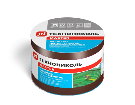 Лента герметизирующая самоклеящаяся NICOBAND 10см*10м коричневый