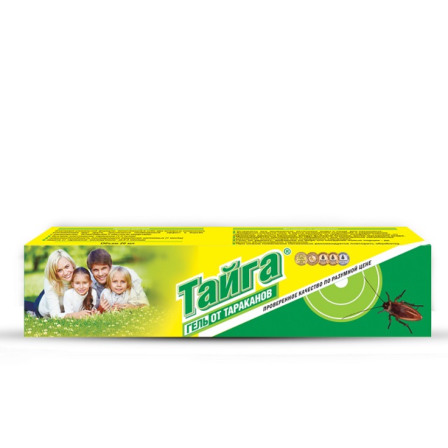 Гель-паста от тараканов шприц 20г Тайга УЦЕНКА