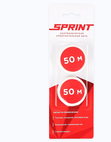 Нить уплотнительная 2х50м набор катушек SPRINT 61013