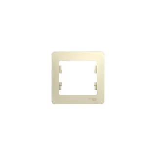 Рамка GLOSSA Schneider Electric 1-ая бежевая
