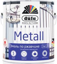 Эмаль 3в1 METALL красная 750мл RAL-3000 DufaRetai УЦЕНКА