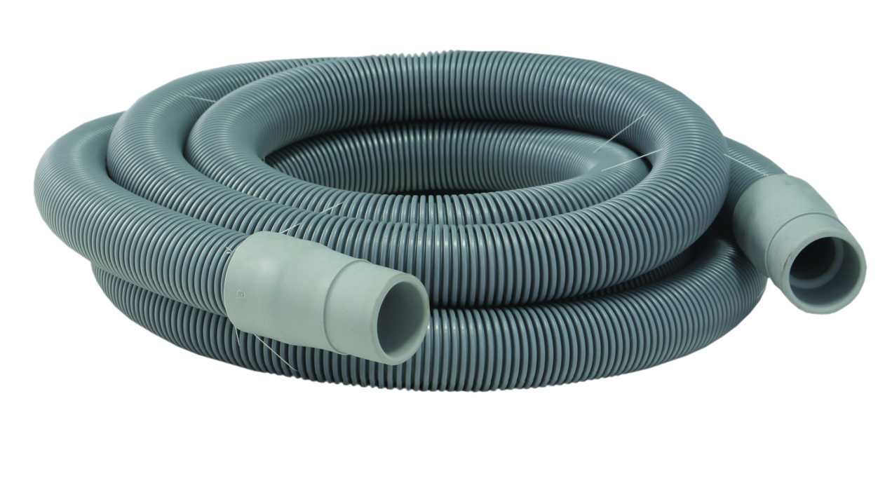 Шланг сливной 3,5м гофрированный серый