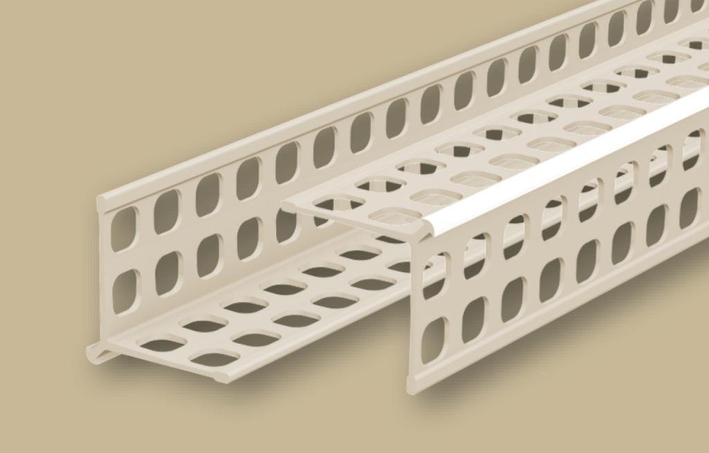 Угол Евро штукатурный 20х20мм 3м белый