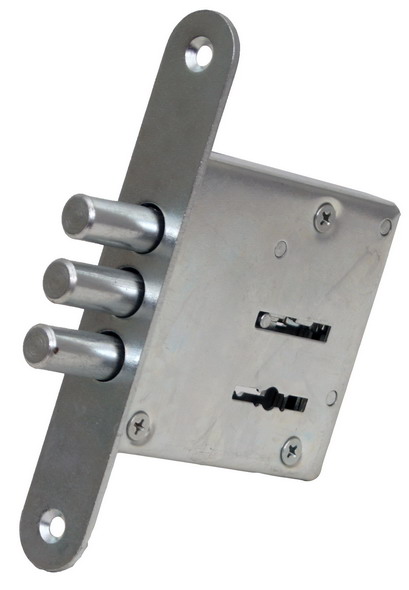 Замок врезной ЗВ8-6А 3ключа плоский ригель