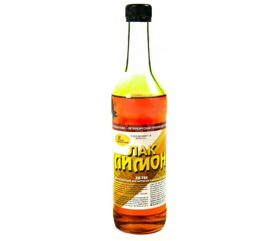 Лак ХВ-784 лимон 0,5л НБХ УЦЕНКА
