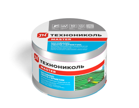 Лента герметизирующая самоклеящаяся NICOBAND 7,5см*3м серебристый