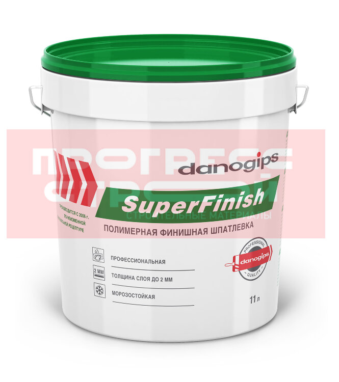 Шпатлевка полимерная финишная DANOGIPS Суперфиниш 24кг