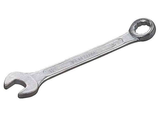 Ключ комбинированный 12мм оцинкованный КЗСМИ Россия 14939