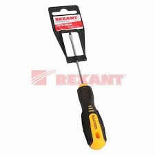 Отвертка шлицевая SL4х150мм двухкомп. рукоятка Rexant