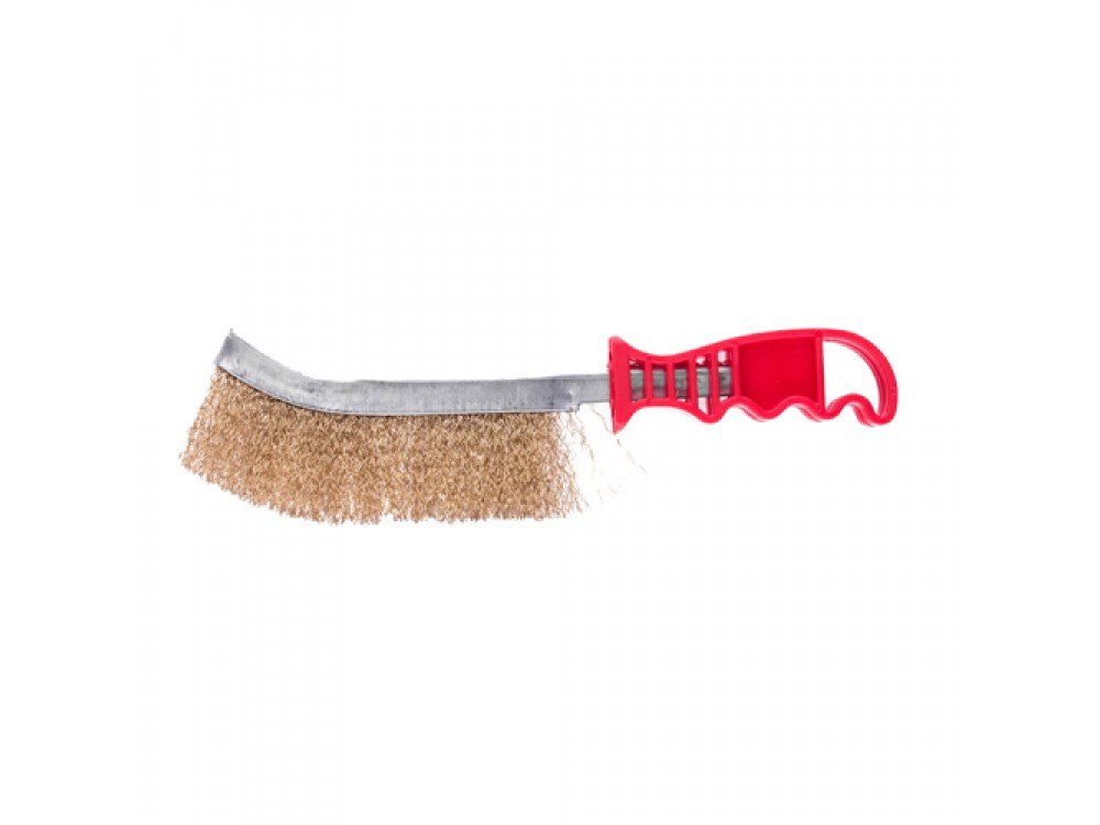 Щетка зачистная металлическая латунь Matrix 74827