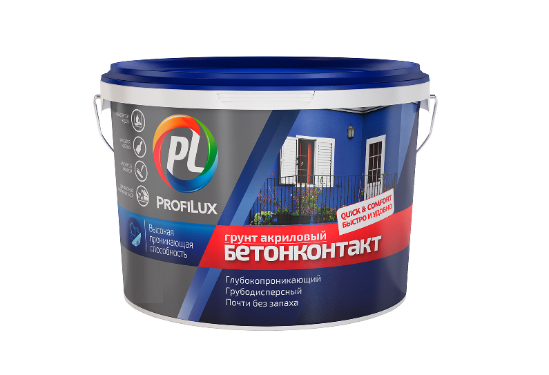 Грунт бетоноконтакт PROFILUX 6кг 