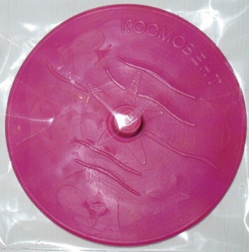 Пробка-присоска универсальная для ванн и раковин (красный)