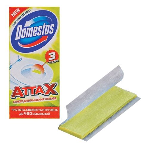 Освежитель для унитазов стикер 3шт Доместос