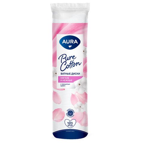 Ватные диски Aura 80 шт