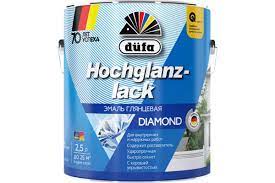Эмаль алкидная HOCHGLANZLACK глянцевая белая 2,5л УЦЕНКА