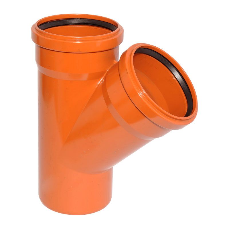 Тройник 110х45* наружная канализация