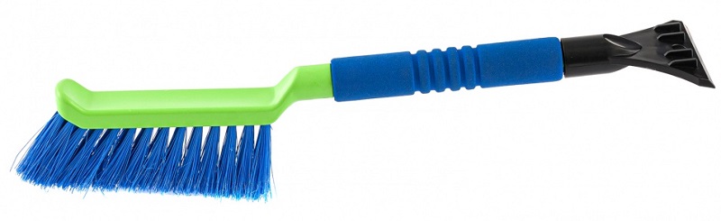 Щетка-сметка автомобильная со скребком рукоятка 425мм Сибртех 55315