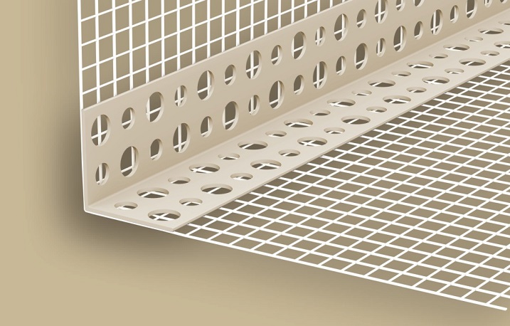 Угол штукатурный с сеткой 100х150мм 3м