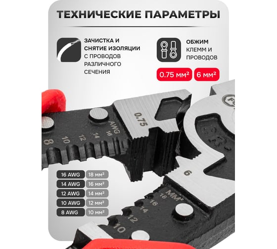 Плоскогубцы многофункциональные 213мм Conan