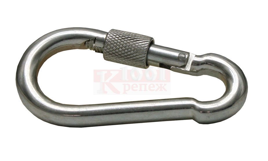 Карабин с фиксатором DIN5299 D8х80