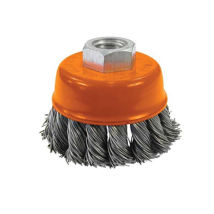 Щетка для УШМ 80мм чашка М14 Кратон 02 002