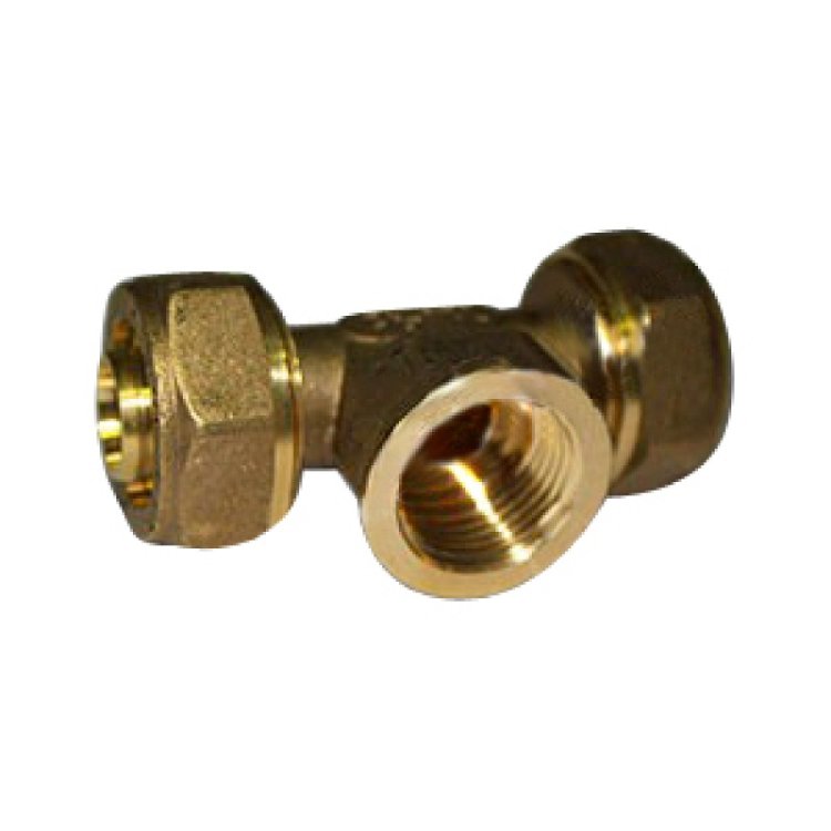 Тройник TF 20х3/4х20 внутренняя резьба