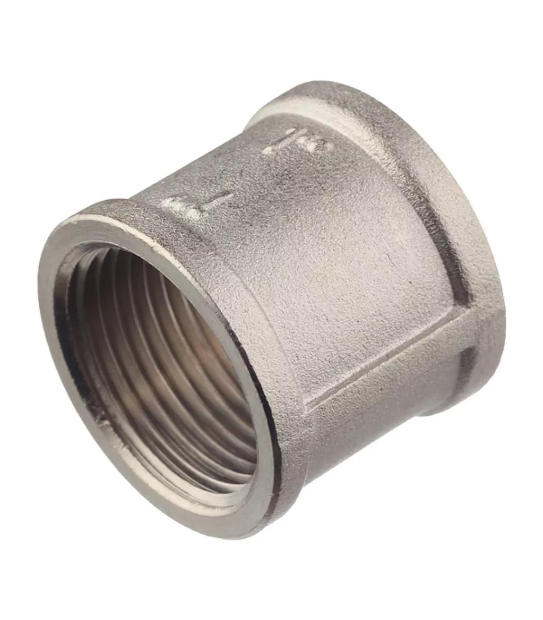 Муфта 2 г/г латунь белый AL