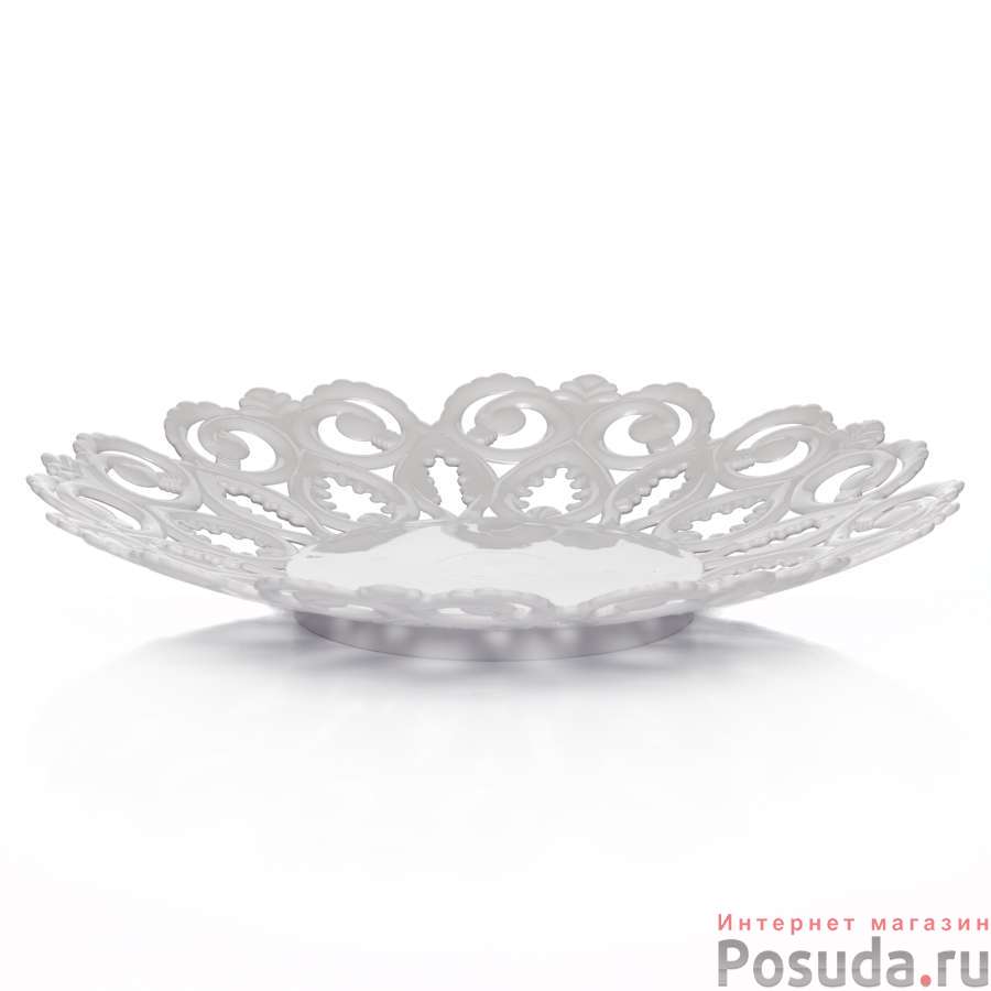 Блюдо Мелодия малое белый М6505