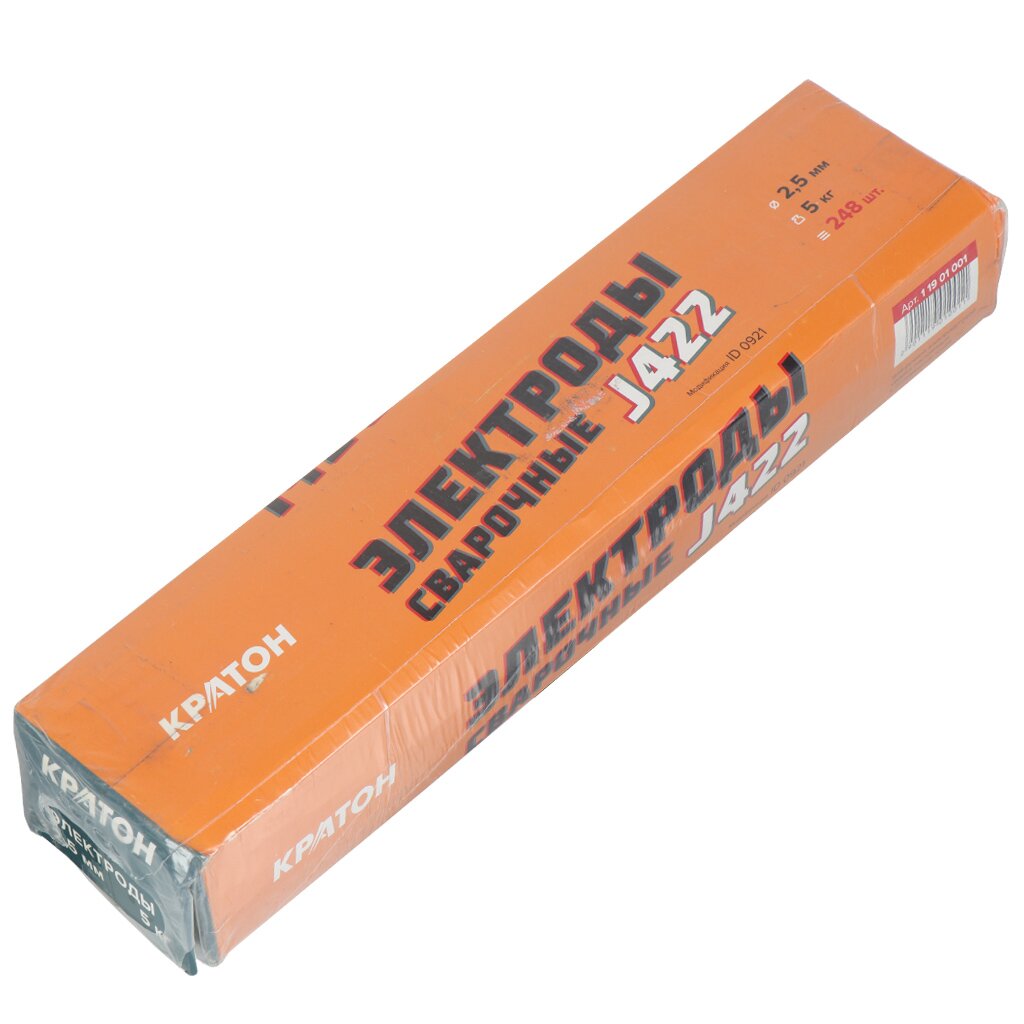 Электроды для дуговой сварки 2,5мм 1кг Кратон 01007