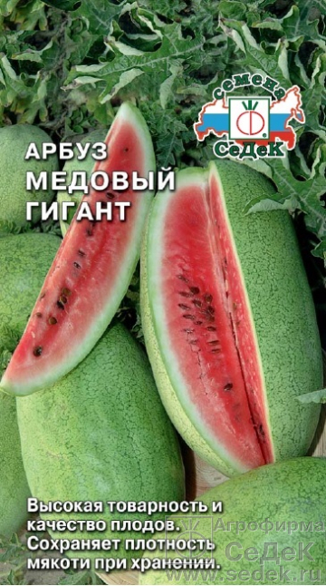 Арбуз Медовый Гигант 1гр Седек/цв