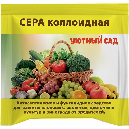 Средство антисептическое и фунгицидное Сера коллоидная 40г УЦЕНКА