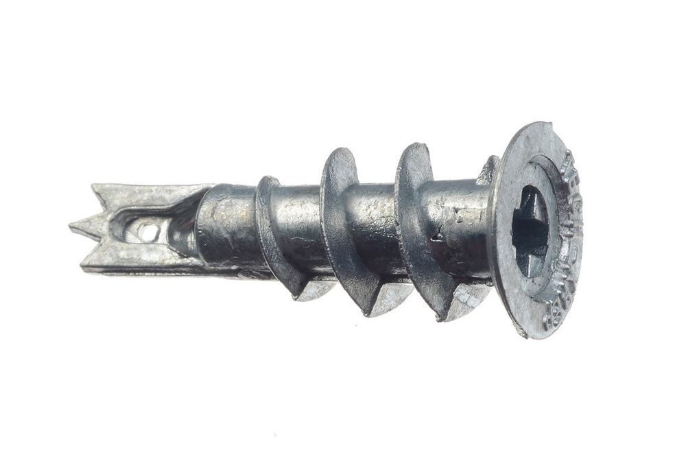 Дюбель металлический со сверлом 13х32мм для гипсокартона