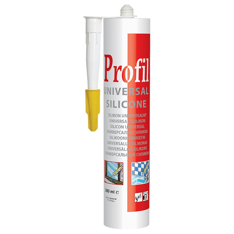 Герметик силиконовый Профиль универсальный прозрачный 280мл