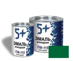 Эмаль ПФ-115 зелёная ТМ5+ 20кг