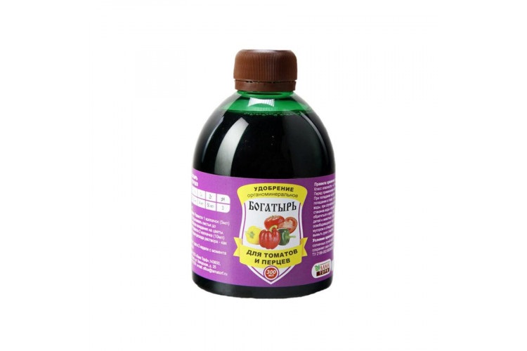 Удобрение ОМУ для томатов и перцев 0,3л Богатырь