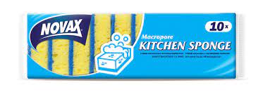 Губки для посуды Novax крупнопористые 10шт