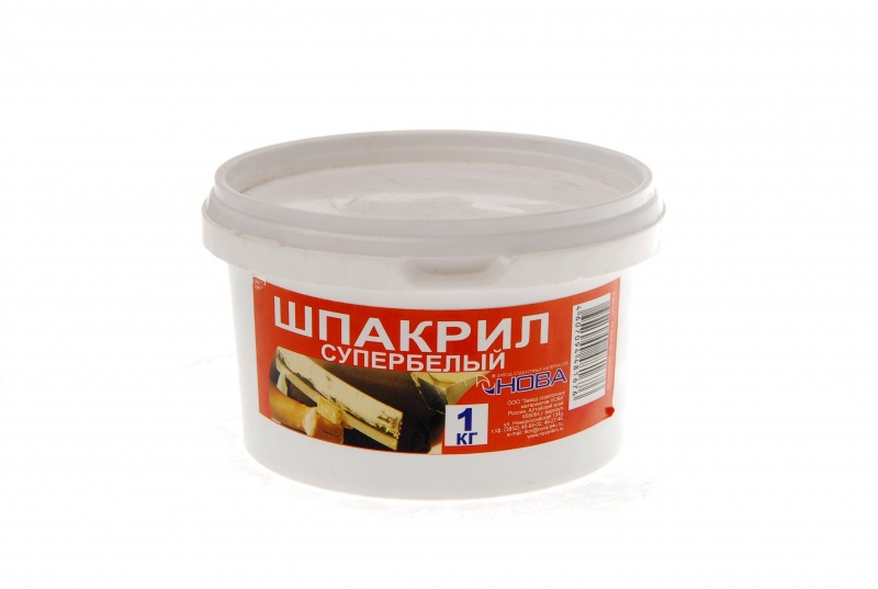 Шпакрил супербелый Нова 1кг