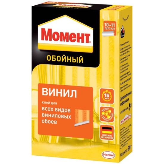 Клей обойный Момент винил 500г 39249