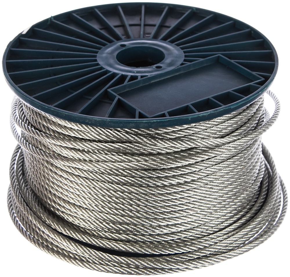 Трос стальной круглопрядный DIN3055 SWR M6