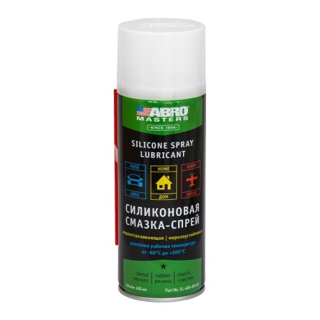Смазка-спрей силиконовая ABRO MASTERS 400мл