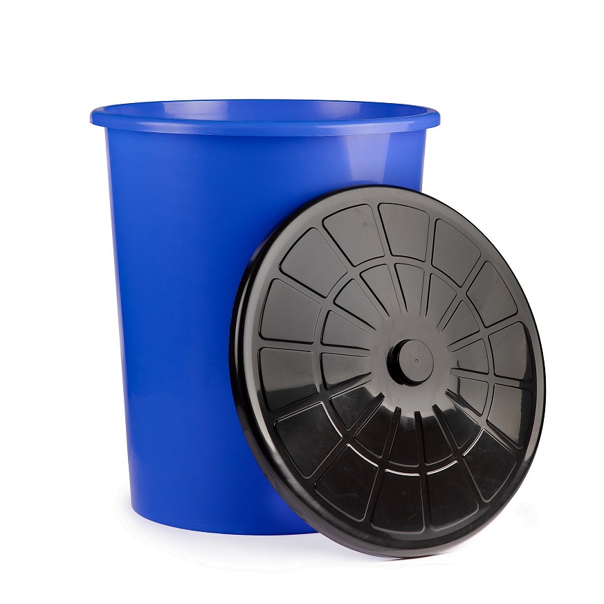 Бак универсальный с крышкой синий 100л М3468