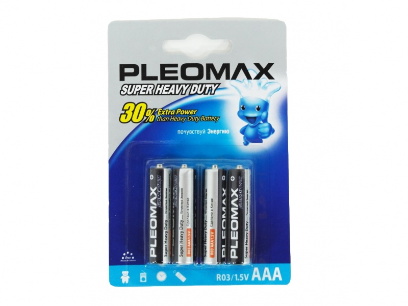 Элемент питания SAMSUNG PLEOMAX R03-4BL  4/40