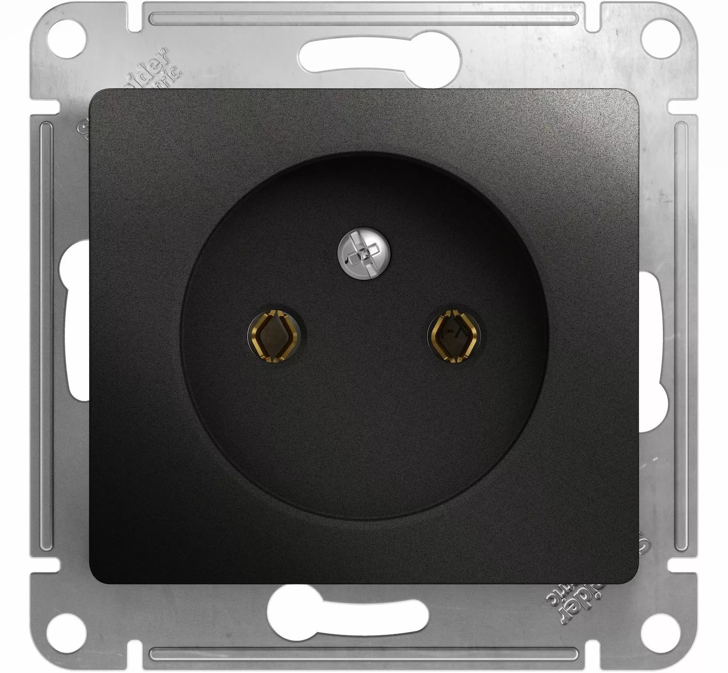 Розетка GLOSSA 1м Schneider Electric шоколад