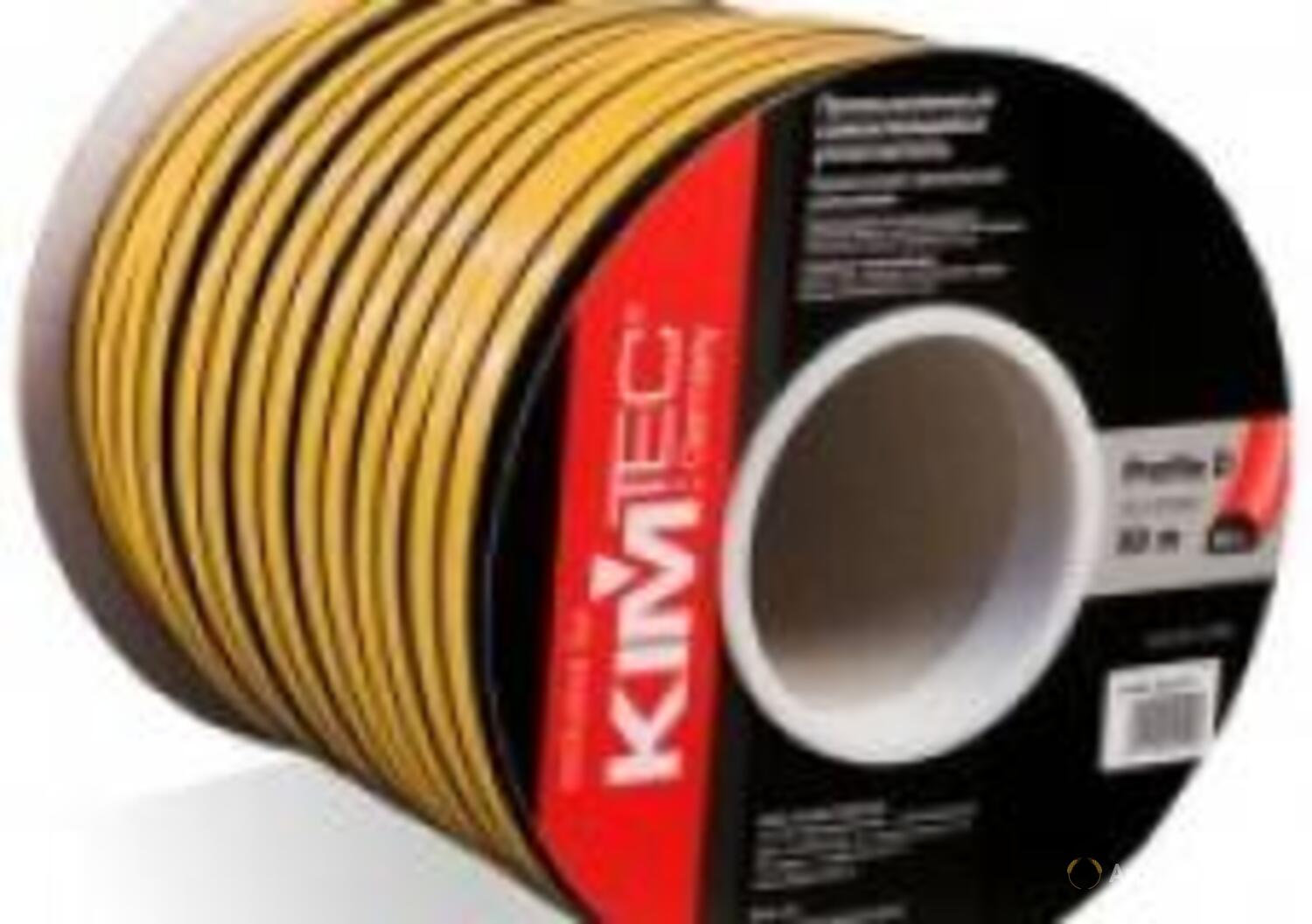 Уплотнитель KIM TEC профиль D 21х15мм черный