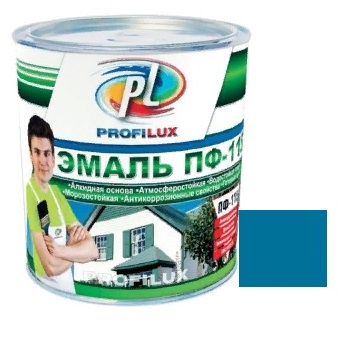 Эмаль ПФ-115 PROFILUX голубая 1,9кг УЦЕНКА