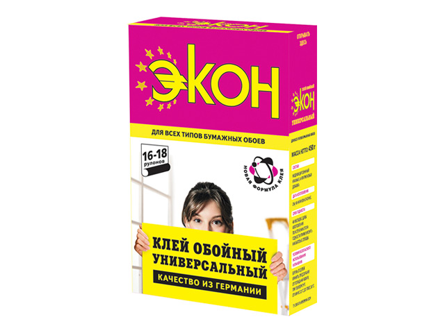 Клей обойный ЭКОН универсальный 450г 116367
